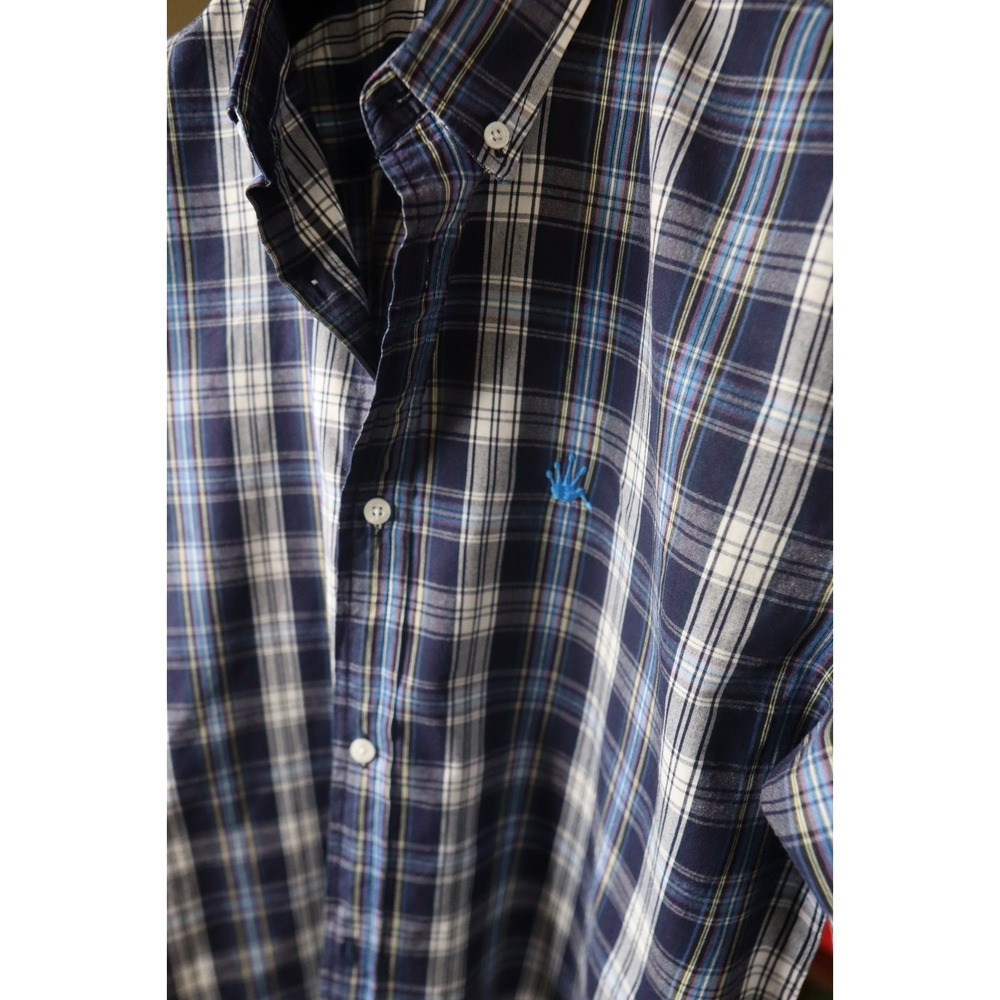 Vintage Stussy Shirt Mens XLarge Plaid With Stussy Crown 90s/00s - Picture 7 of 11